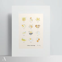 Load image into Gallery viewer, A Dozen Ways to Cook an Egg / Poster Art Print