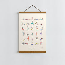 Load image into Gallery viewer, Yoga Positions / Poster Art Print