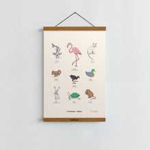 Load image into Gallery viewer, Park Animals of Milan / Poster Art Print