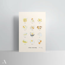 Load image into Gallery viewer, A Dozen Ways to Cook an Egg / Poster Art Print