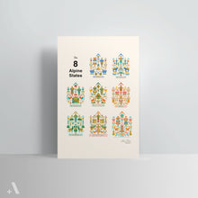 Load image into Gallery viewer, Alpine States / Poster Art Print