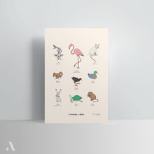 Load image into Gallery viewer, Park Animals of Milan / Poster Art Print