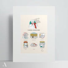 Load image into Gallery viewer, Alda Merini's Milan / Poster Art Print