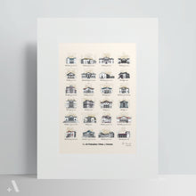 Load image into Gallery viewer, Palladian Villas / Poster Art Print