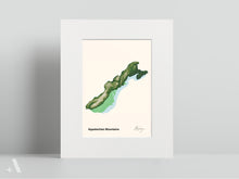 Load image into Gallery viewer, North American Mountain Ranges / Small Art Prints