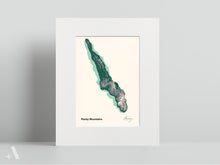 Load image into Gallery viewer, North American Mountain Ranges / Small Art Prints