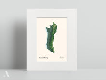 Load image into Gallery viewer, North American Mountain Ranges / Small Art Prints