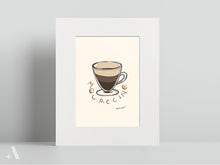 Load image into Gallery viewer, Italian Espresso Drinks / Small Art Prints