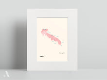 Load image into Gallery viewer, Regions of Italy / Small Art Prints