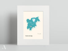 Load image into Gallery viewer, Regions of Italy / Small Art Prints