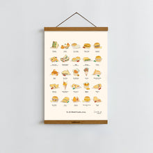 Load image into Gallery viewer, Italian Street Foods / Poster Art Print