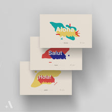 Load image into Gallery viewer, Greetings Around the World / Small Art Prints