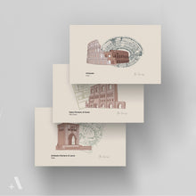 Load image into Gallery viewer, Ancient Arenas of Italy / Small Art Prints