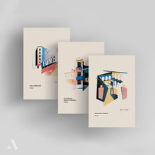 Load image into Gallery viewer, Icons of Futurist Milan / Small Art Prints