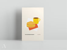 Load image into Gallery viewer, American Diner Breakfasts / Small Art Prints