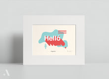 Load image into Gallery viewer, Greetings Around the World / Small Art Prints