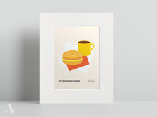 Load image into Gallery viewer, American Diner Breakfasts / Small Art Prints
