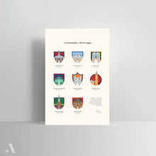 Load image into Gallery viewer, Universities of The Ivy League / Poster Art Print