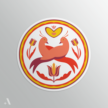 Load image into Gallery viewer, Pennsylvania Dutch Hex Signs | Folk Art Stickers