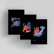 Load image into Gallery viewer, Zodiac Constellations / Small Art Prints
