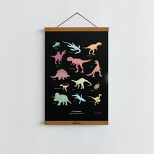 Load image into Gallery viewer, Dinosaurs of the Mesozoic Period / Poster Art Print
