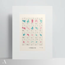 Load image into Gallery viewer, Regions of Italy / Poster Art Print
