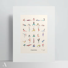 Load image into Gallery viewer, Yoga Positions / Poster Art Print
