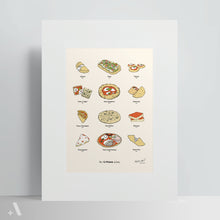 Load image into Gallery viewer, Pizzas of Italy / Poster Art Print
