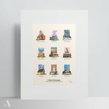 Load image into Gallery viewer, Historic Homesteads of Lancaster County | Poster Art Print
