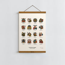 Load image into Gallery viewer, Christmas Legends of European Folklore / Poster Art Print

