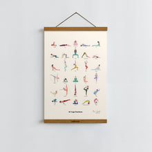 Load image into Gallery viewer, Yoga Positions / Poster Art Print
