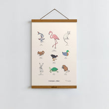 Load image into Gallery viewer, Park Animals of Milan / Poster Art Print
