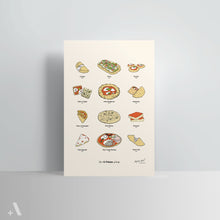 Load image into Gallery viewer, Pizzas of Italy / Poster Art Print
