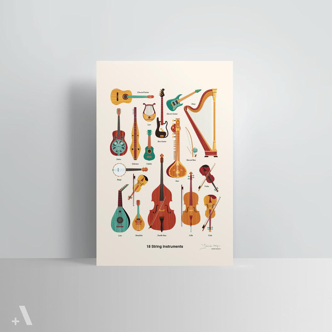 String Instruments / Poster Art Print
