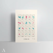 Load image into Gallery viewer, Regions of Italy / Poster Art Print
