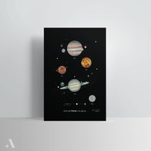 Load image into Gallery viewer, Visible Planets In The Night Sky / Poster Art Print
