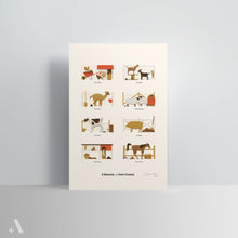 Load image into Gallery viewer, Animal Manures of Farm Country / Poster Art Print
