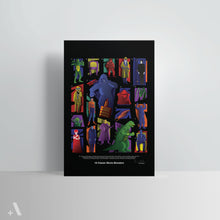 Load image into Gallery viewer, Classic Movie Monsters / Poster Art Print
