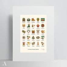Load image into Gallery viewer, German Christmas Traditions / Poster Art Print
