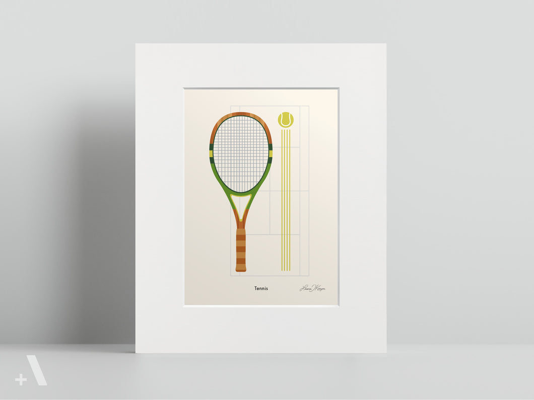 Racket Sports / Small Art Prints