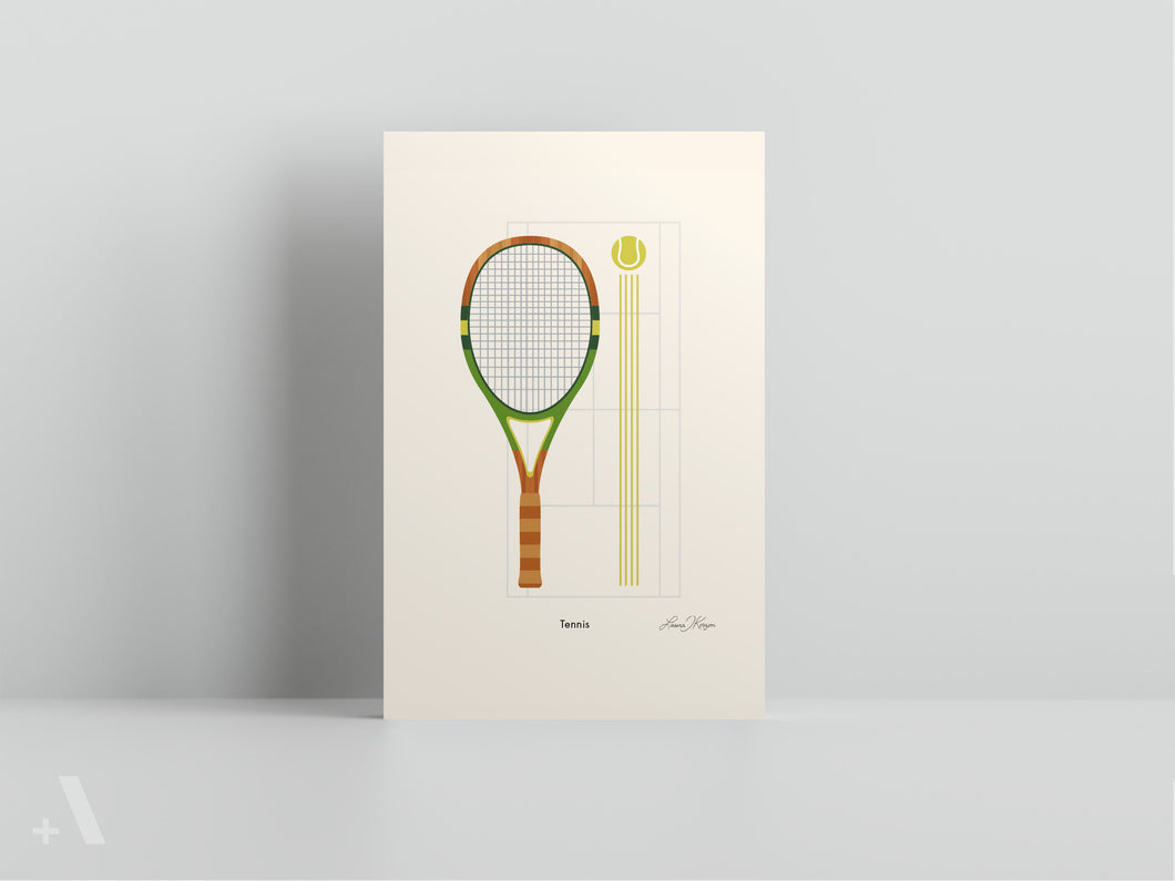 Racket Sports / Small Art Prints