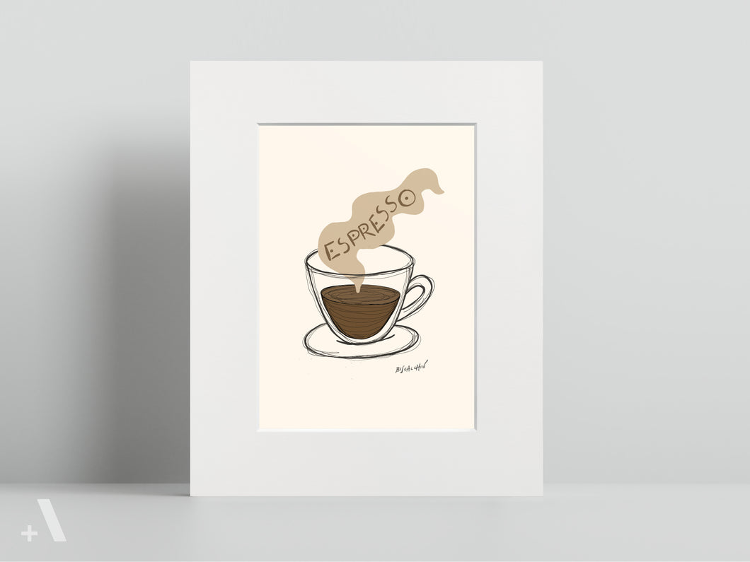 Italian Espresso Drinks / Small Art Prints