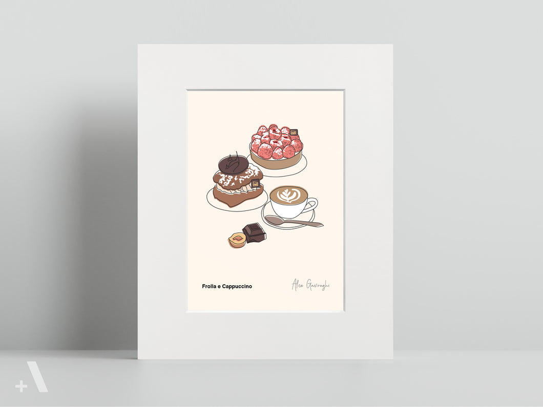 Desserts of Milan's Pastry Shops / Small Art Prints