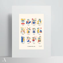 Load image into Gallery viewer, Craft Traditions of Italy / Poster Art Print
