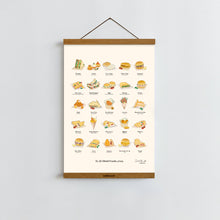 Load image into Gallery viewer, Italian Street Foods / Poster Art Print
