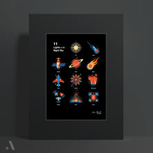 Load image into Gallery viewer, Lights in the Night Sky / Poster Art Print
