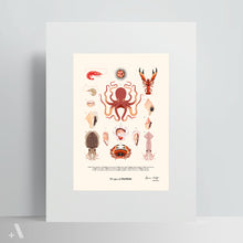 Load image into Gallery viewer, Shellfish / Poster Art Print
