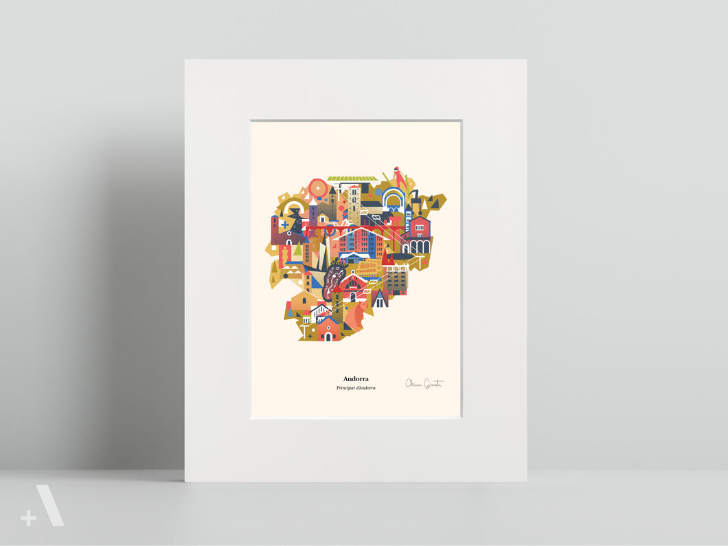 European Microstates / Small Art Prints