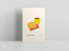 Load image into Gallery viewer, American Diner Breakfasts / Small Art Prints
