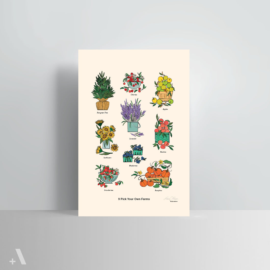 Pick Your Own Farms / Poster Art Print